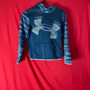 Under Armour Blue and Light Blue Hoodie